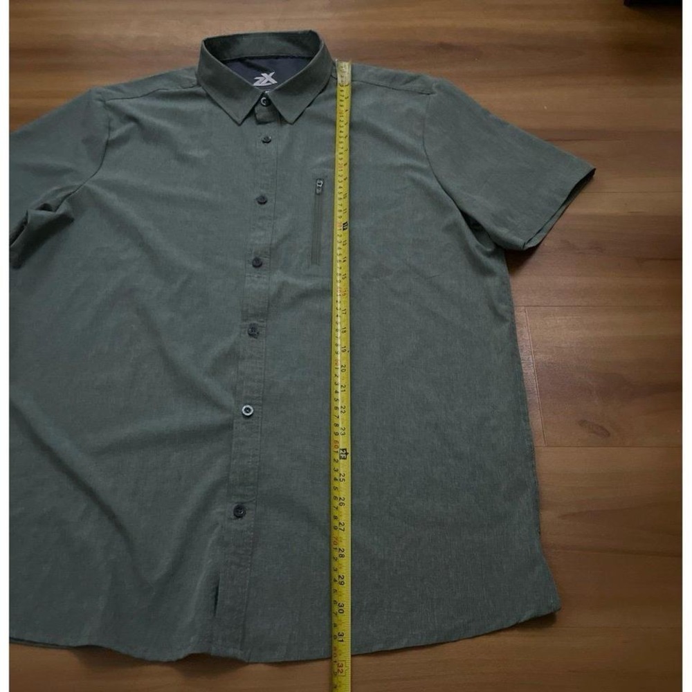 Mens ZeroXPosur. Travel Series Performance Button Down Hiking Shirt - Picture 3 of 6